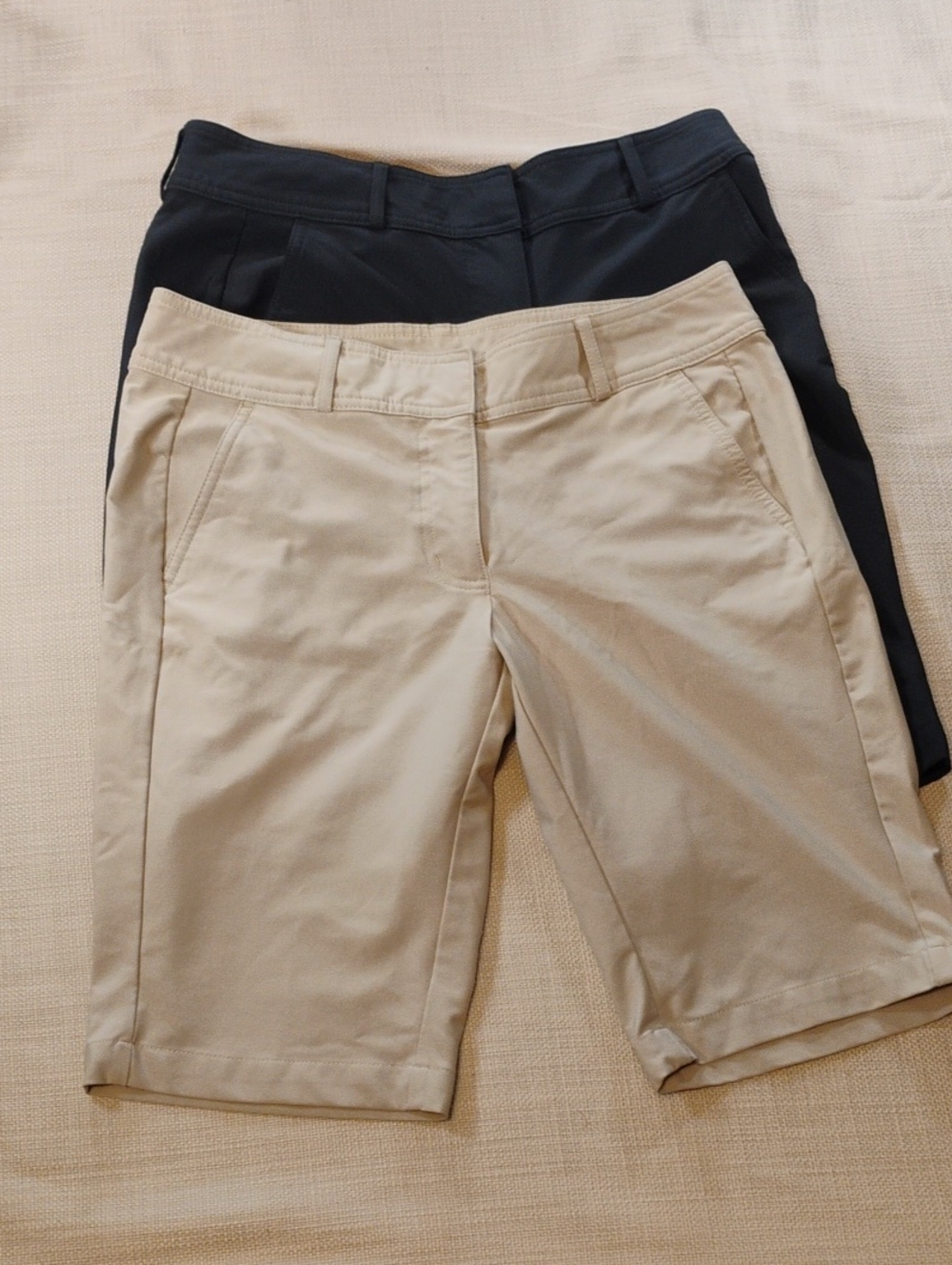 2 Pair Of Pebble Beach Gray Tailored Bermuda Shorts